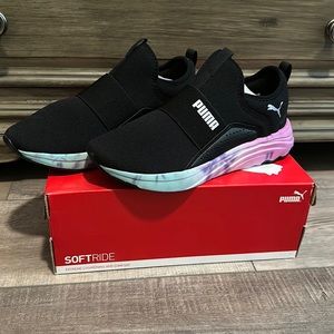 New women’s Puma Softride Sophia Slip-On Marble, size 8